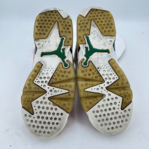 Nike Air Jordan 6 VI Youth Size 7Y Women 8.5 384665-145 Orange Gatorade Shoes - Picture 8 of 11